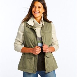 🌿 Women's Classic Utility Vest, Sherpa-Lined